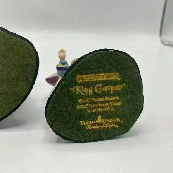 Thomas Kinkade Hawthorne Village Joseph, Mother Mary & King Caspar 2007 Figurine - Picture 6 of 6